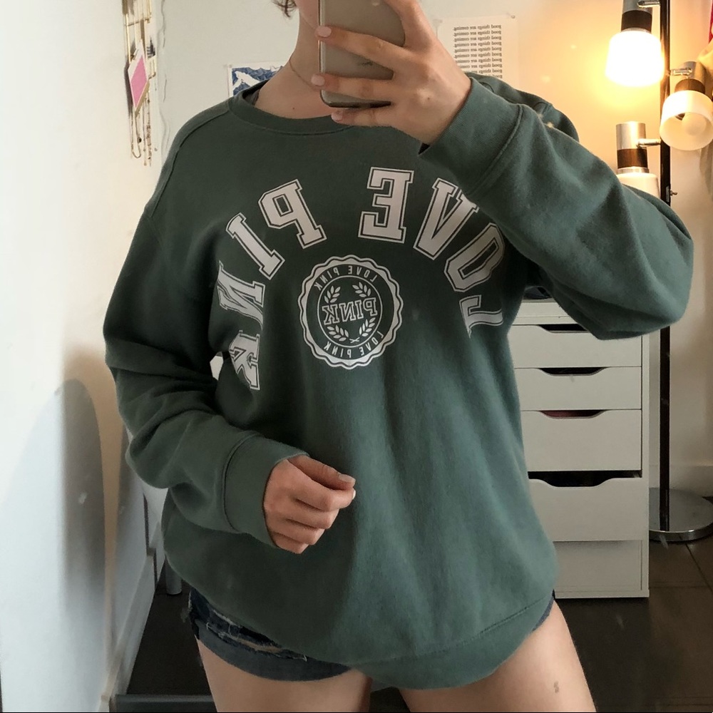 Pink Victoria Secret Sweatshirt